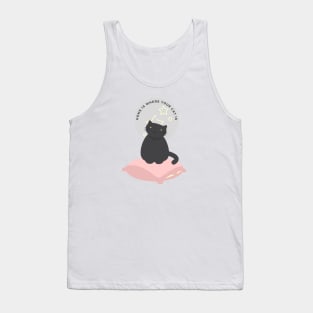 home is where your cat is Tank Top